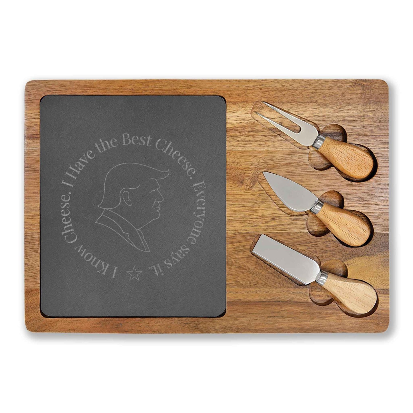 I Know Cheese Charcuterie Board – Funny Engraved Board