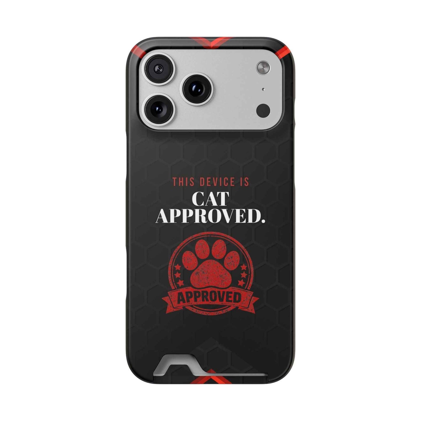 Cat Approved iPhone Case — Official Stamp Edition