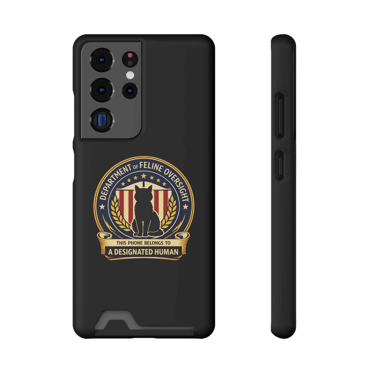 Department of Feline Oversight Samsung Case — Designated Human Edition