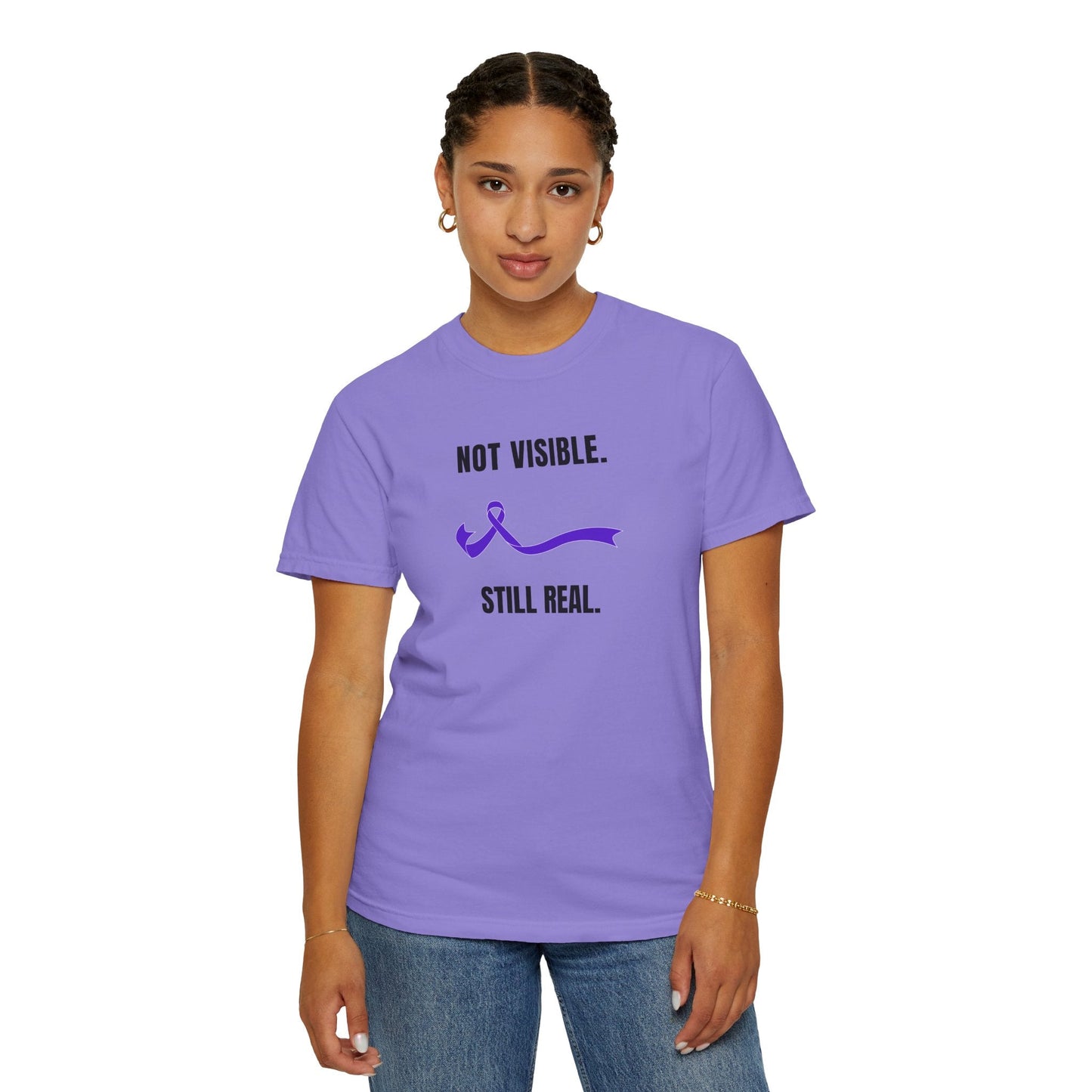 Not Visible. Still Real. T-Shirt – Epilepsy Awareness Apparel