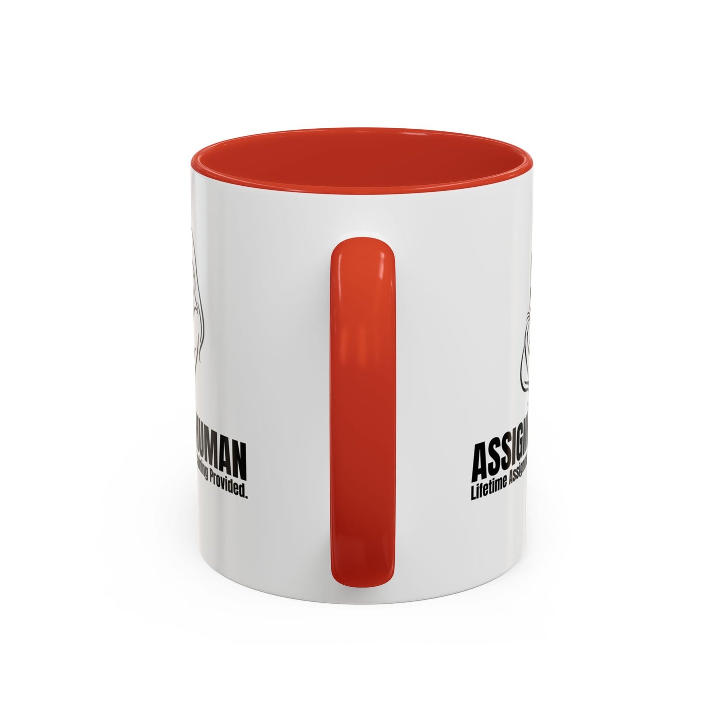 Assigned Human Mug – Lifetime Assignment Cat Coffee Cup