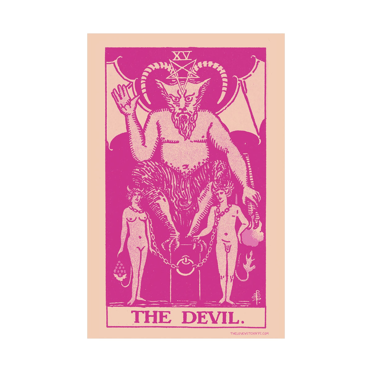 The Devil Tarot Card Poster by The Love Witch