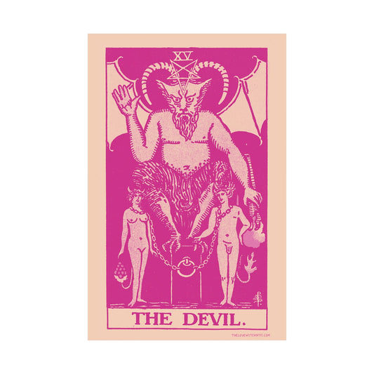 The Devil Tarot Card Poster by The Love Witch