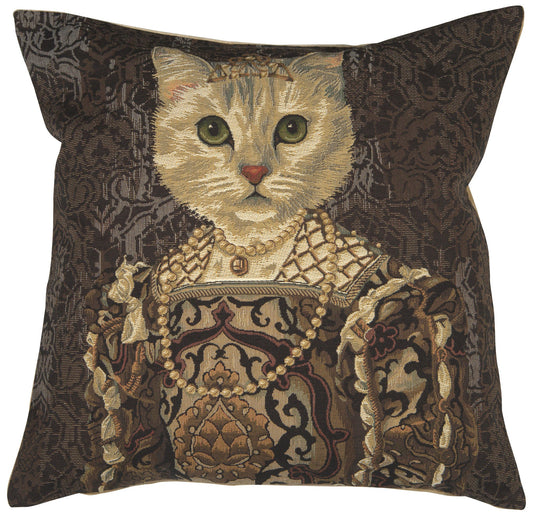 Cat With Crown B European Cushion Covers