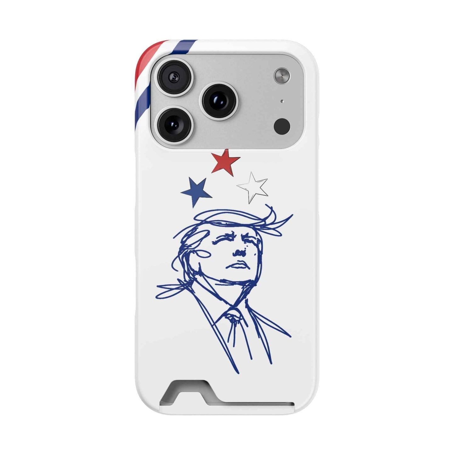 Minimal Line Portrait MagSafe iPhone Case — Say Less Edition
