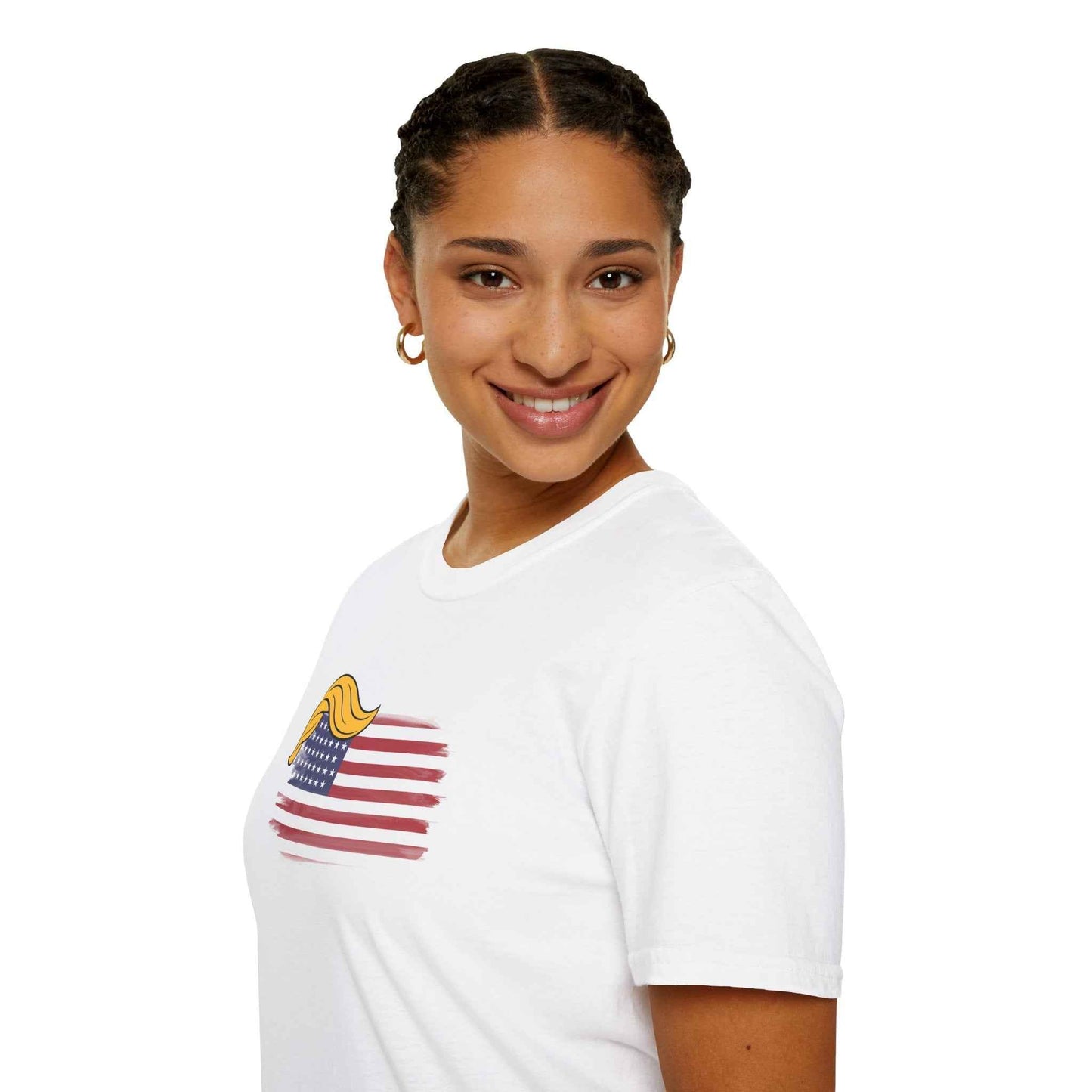 Swoop & Stripes Parody Tee – Unisex Soft Cotton T-Shirt