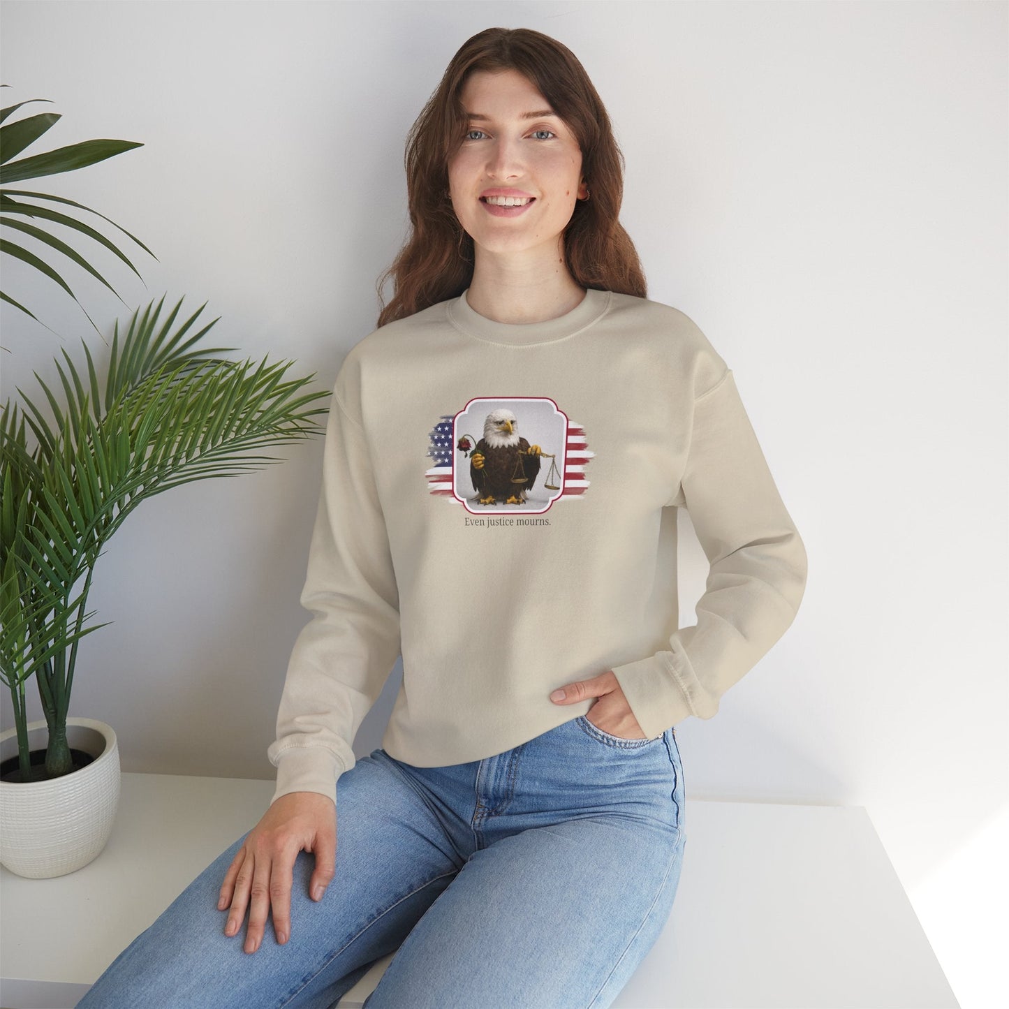 Even Justice Mourns Political Parody Sweatshirt