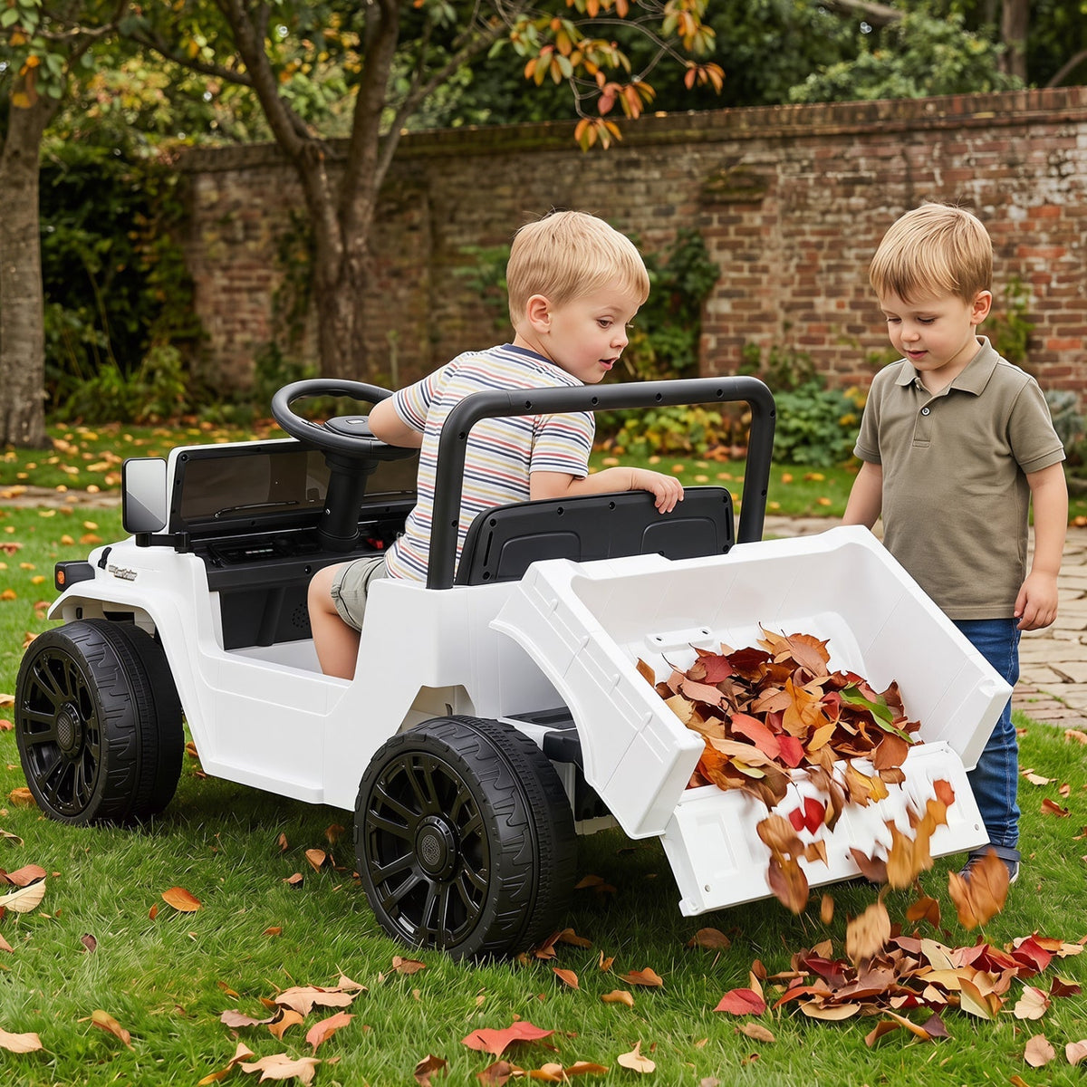12V Electric Ride On Truck with Dump Bed and Remote Control