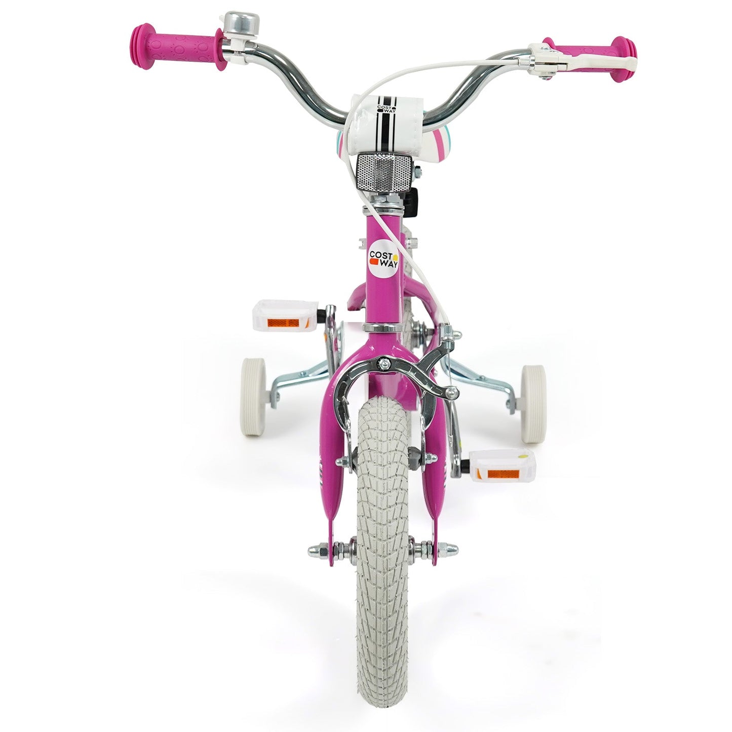 Kids Bike 12-18 Inch with Training Wheels - Pink