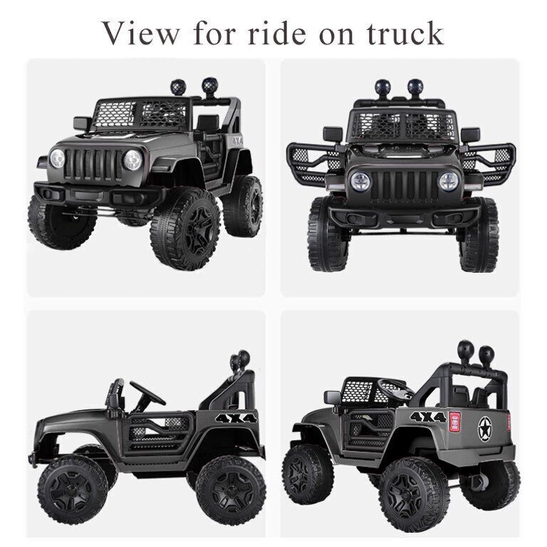 12V 7Ah Electric Kids Ride On Car Power Wheels Jeep - 2 Seater, Safe and Reliable