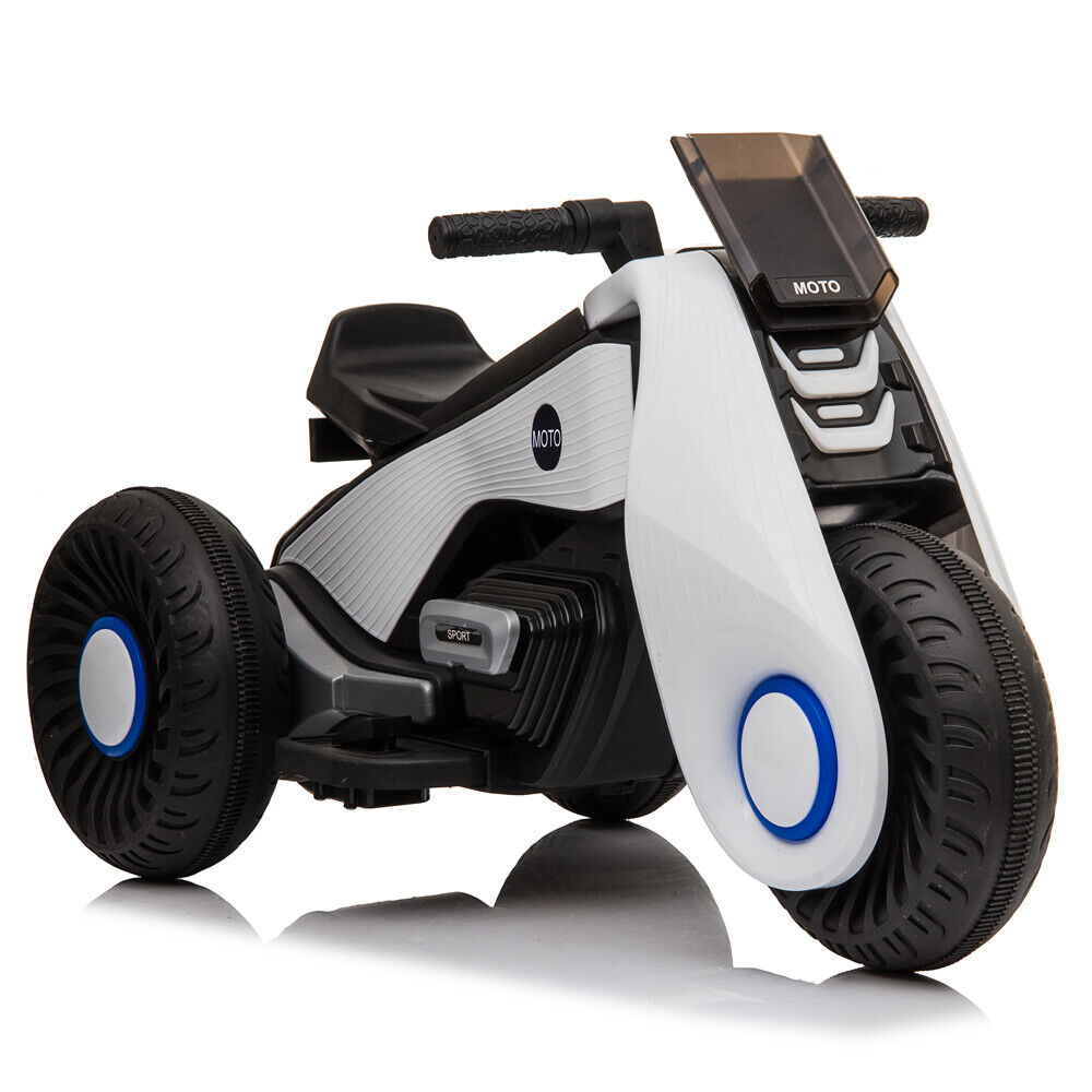 12V Electric Kids Motorbike with Training Wheels and MP3 Player