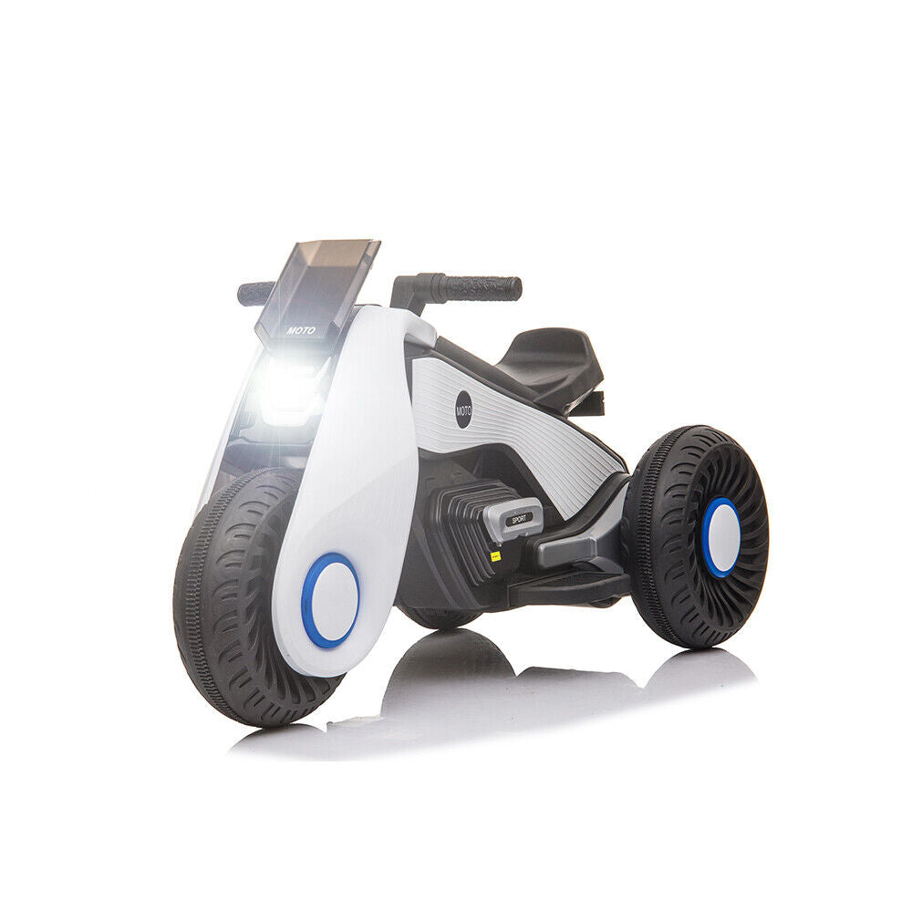 12V Electric Kids Motorbike with Training Wheels and MP3 Player