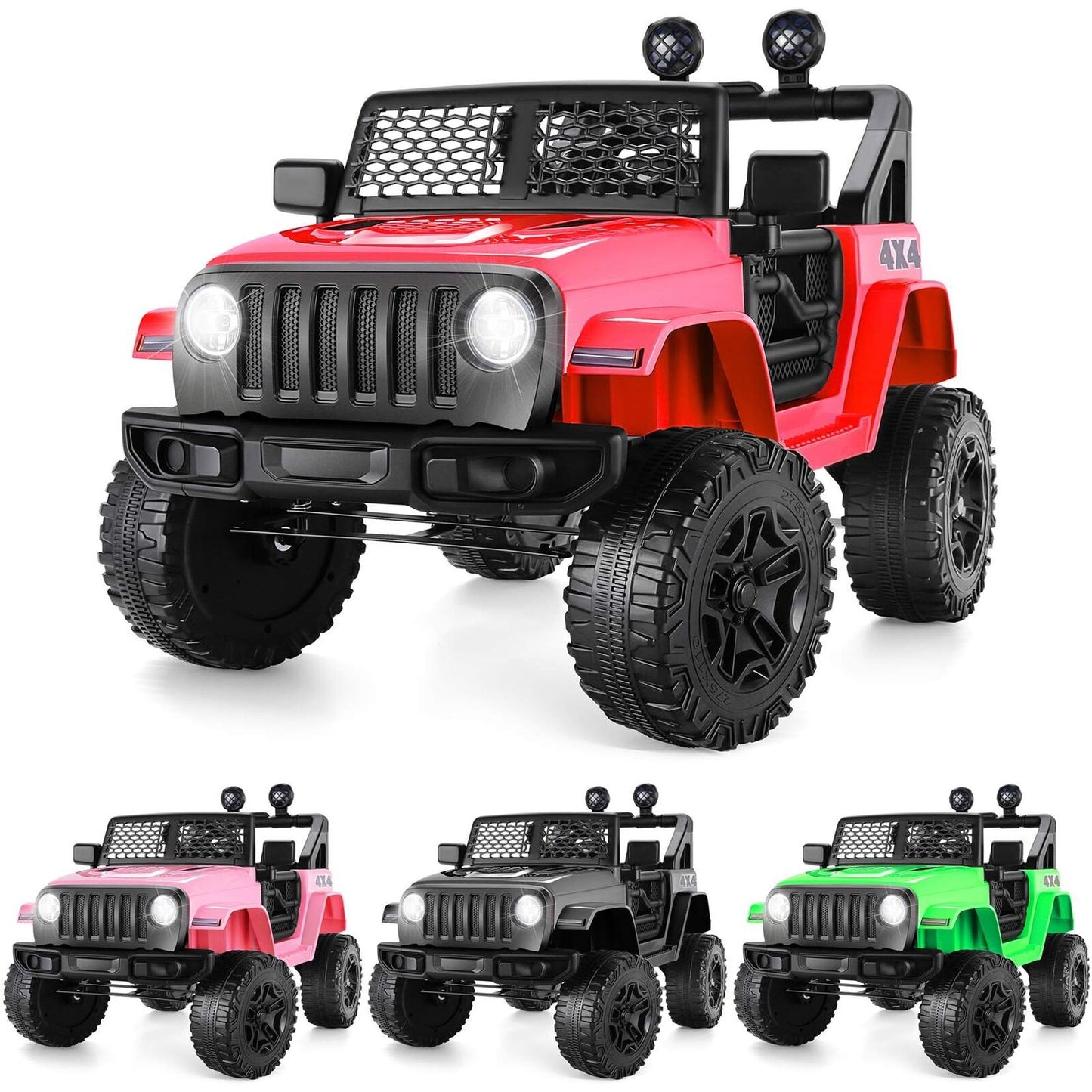 12V Electric Kids Ride On Car with Music and Fashionable Design - Powered by 7Ah Battery