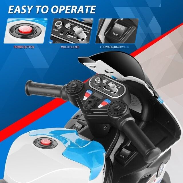 12V Electric Kids Ride On Motorcycle - Perfect Christmas Gift!
