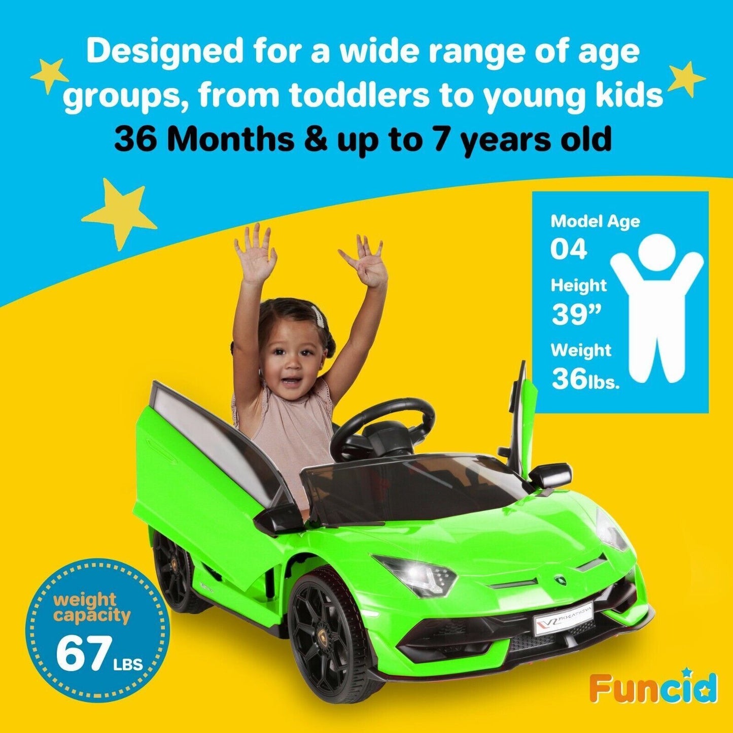 12V Electric Ride On Jeep Toy Car with USB, Bluetooth, and Remote Control for Kids