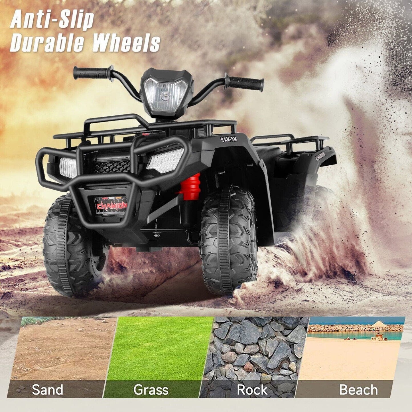 12V Electric Vehicle with Dual Speed and Treaded Tires for an Exciting Ride