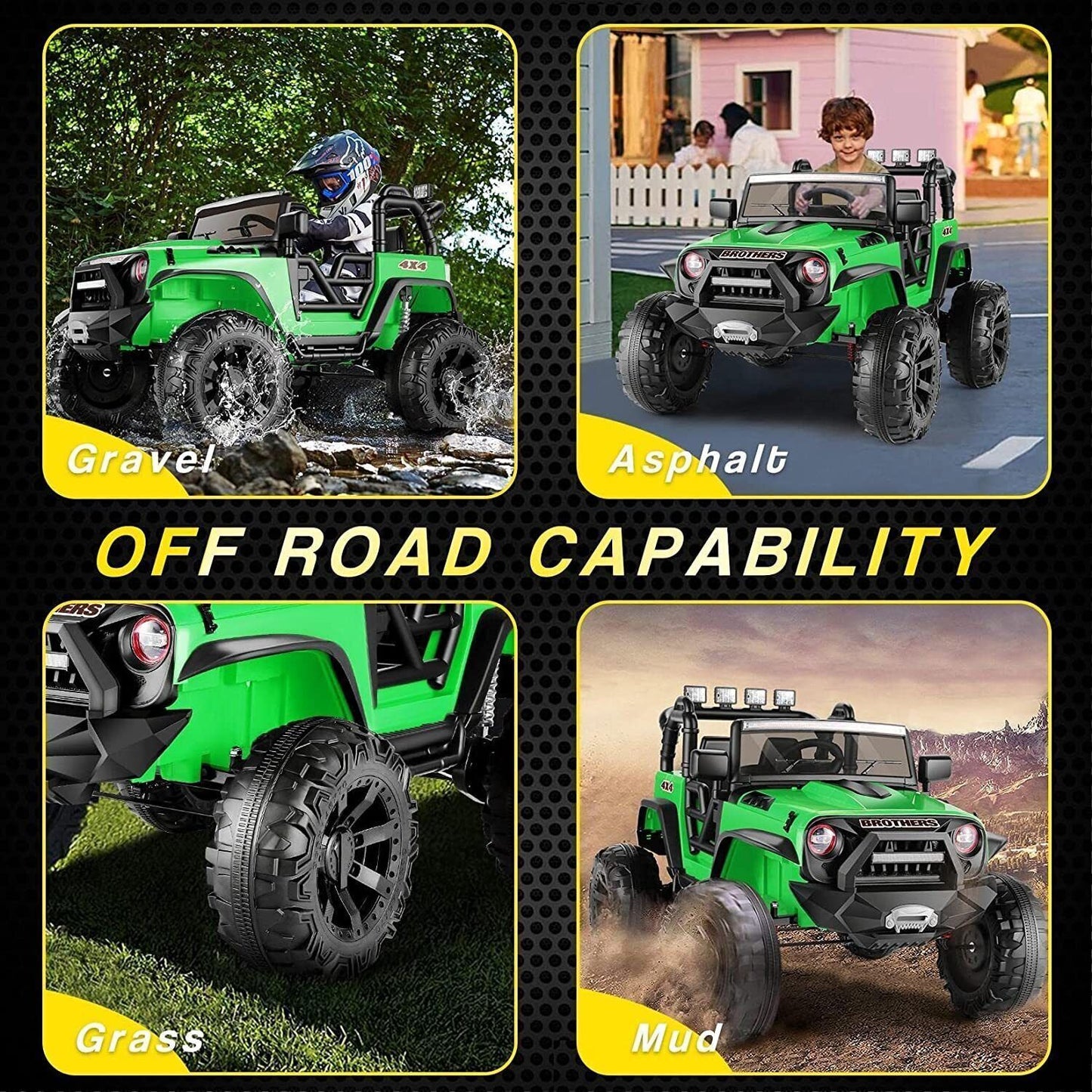 12V/24V Jeep Music Fashion Electric Kids Ride On Car with Remote Control