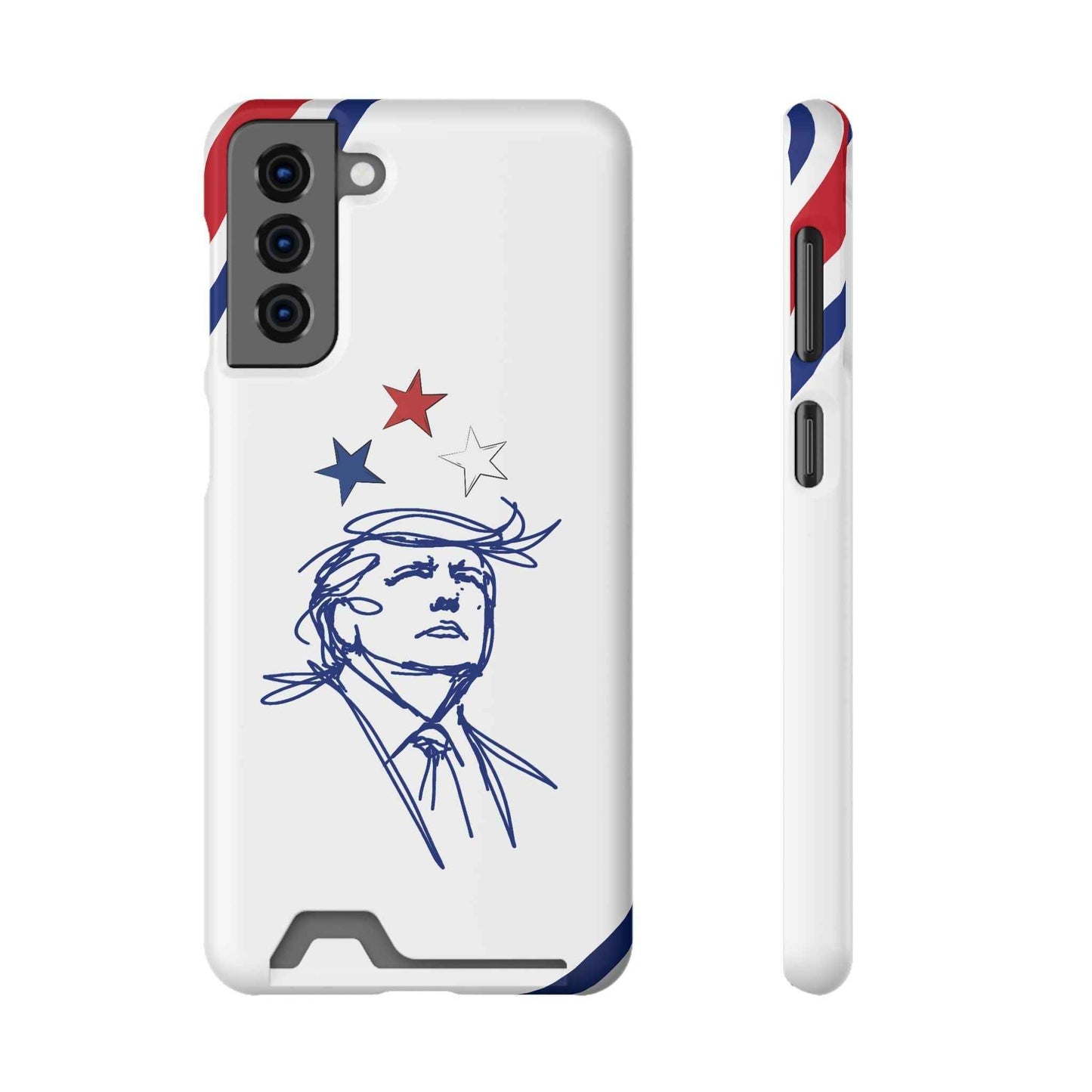 Minimal Line Portrait Samsung Case — Say Less Edition