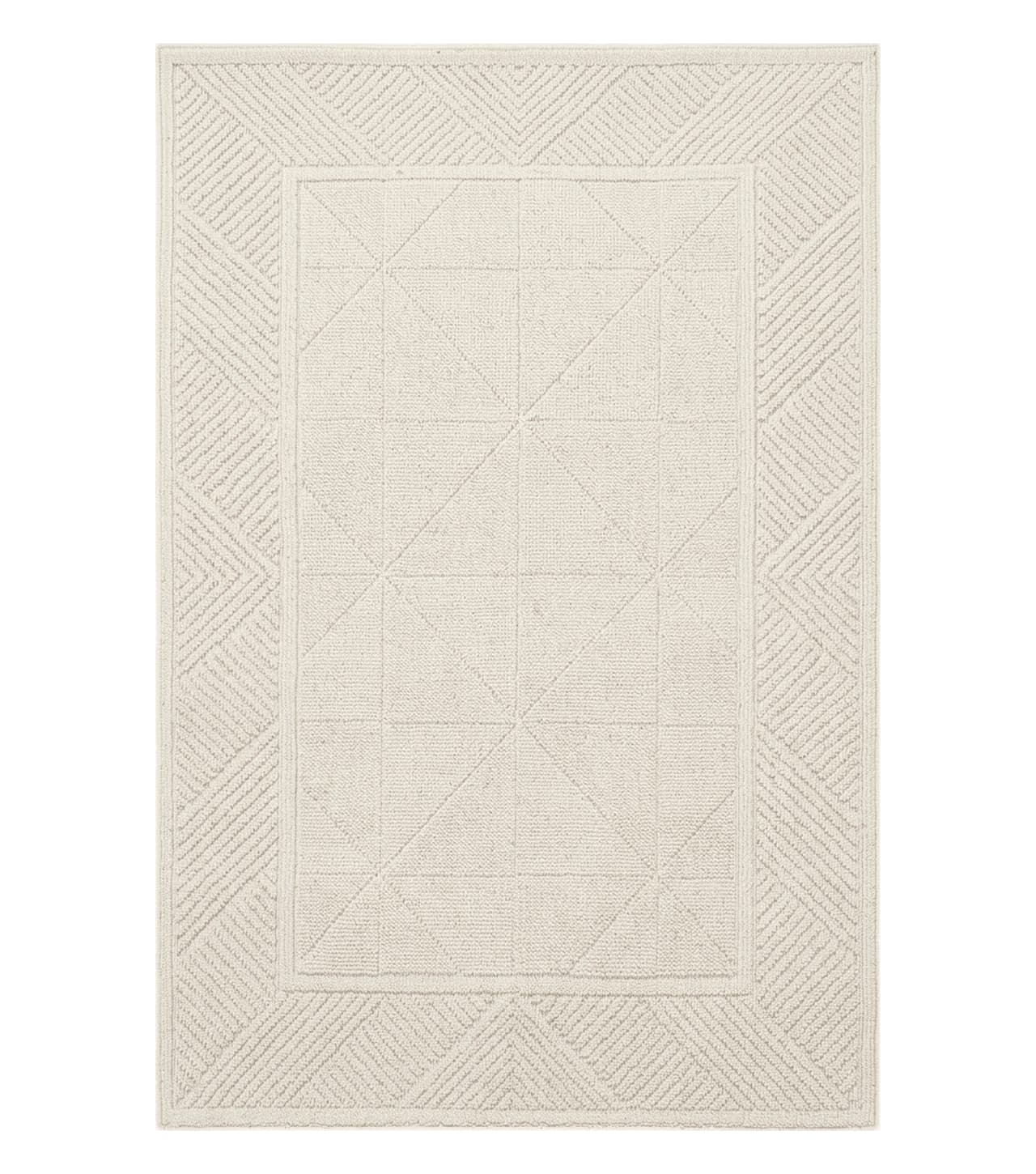 3x5 Karastan Sisal Rug Collection, Design 379/80504, Sambava II, 3'6 x 5'3, Beige Karastan Rug with Label, Authentic Karastan, Entryway Rug