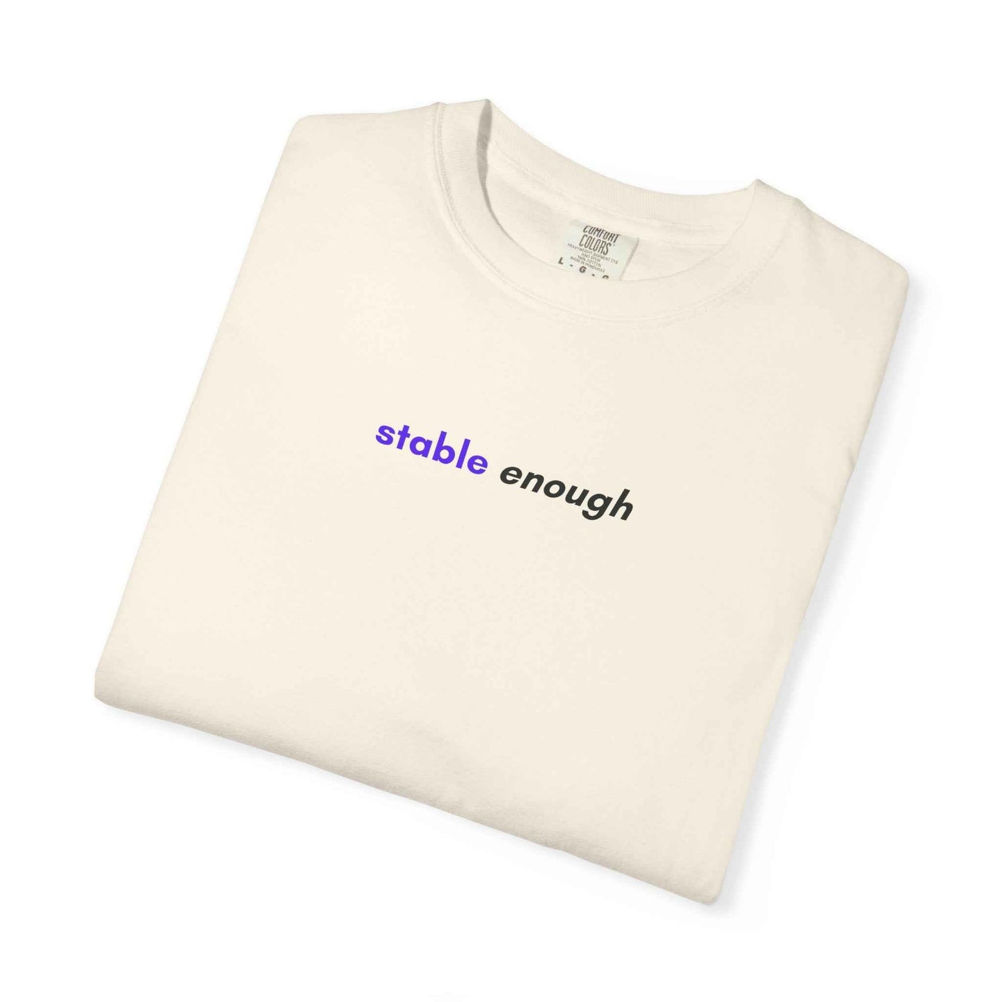 Stable Enough Epilepsy Awareness T-Shirt | Minimal Awareness Tee