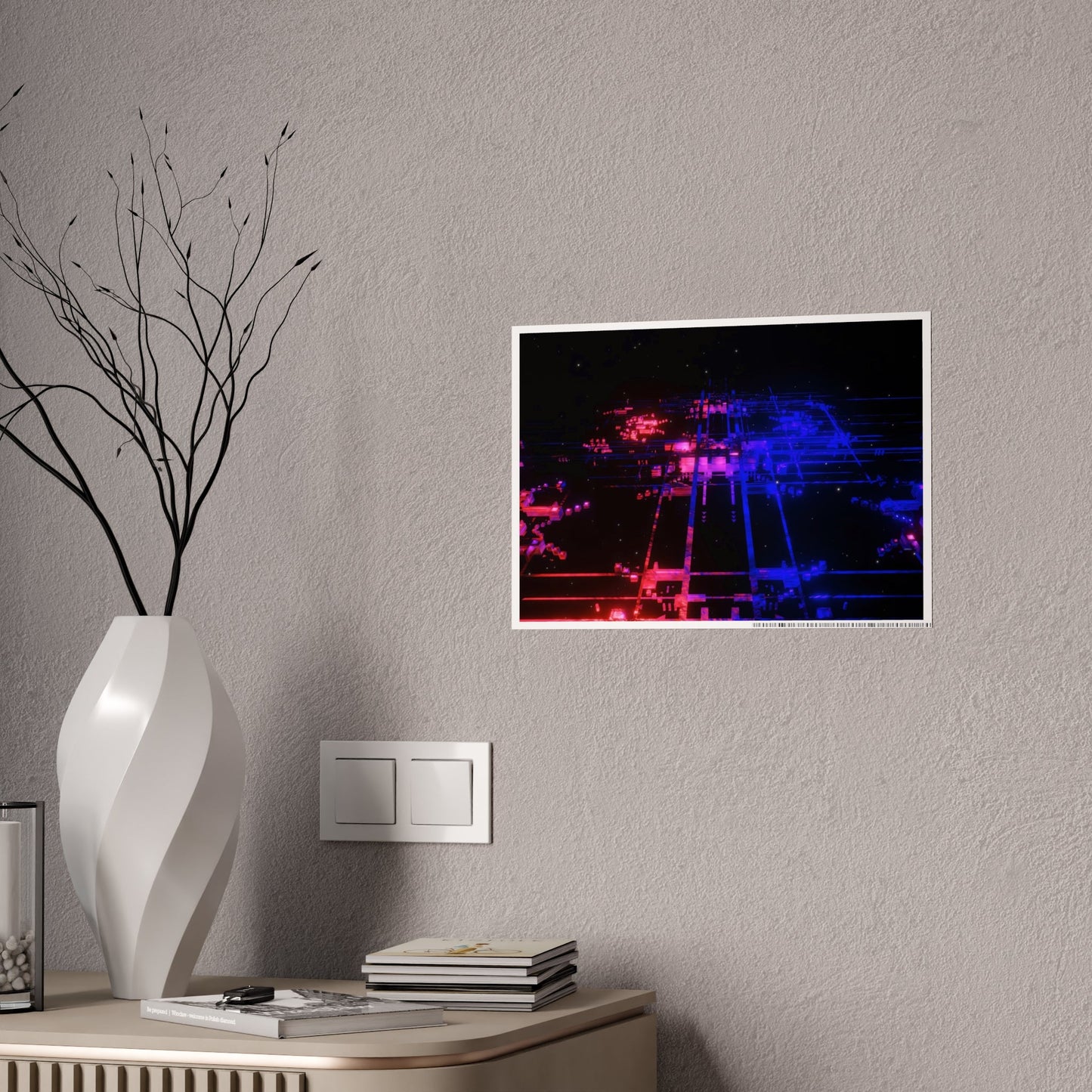 eternal frame [tribal flyover] art print ii