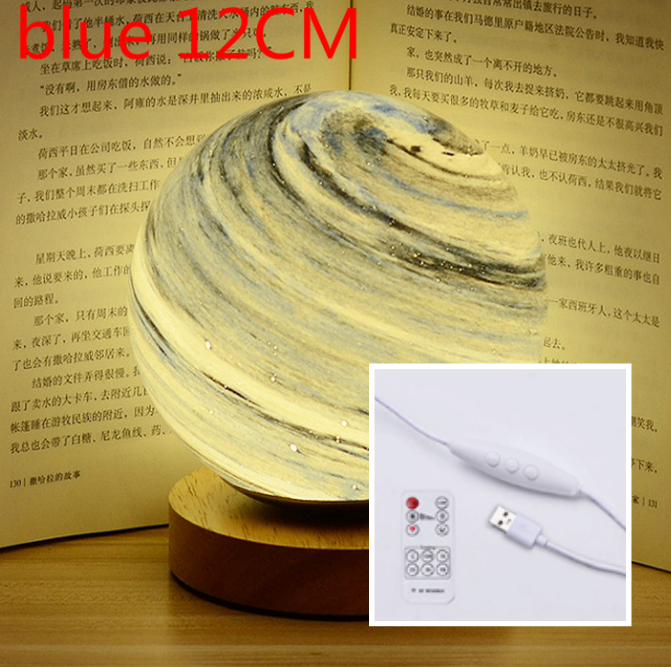 Orbital Spiral Moon Lamp