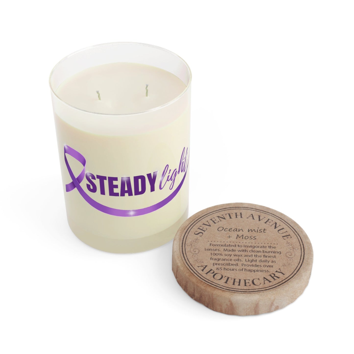Steady Light Epilepsy Awareness Candle