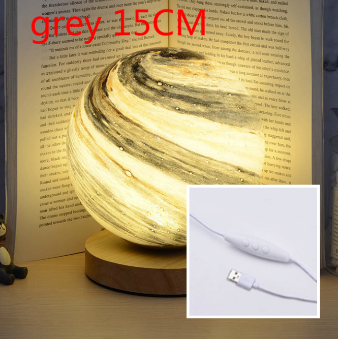 Orbital Spiral Moon Lamp