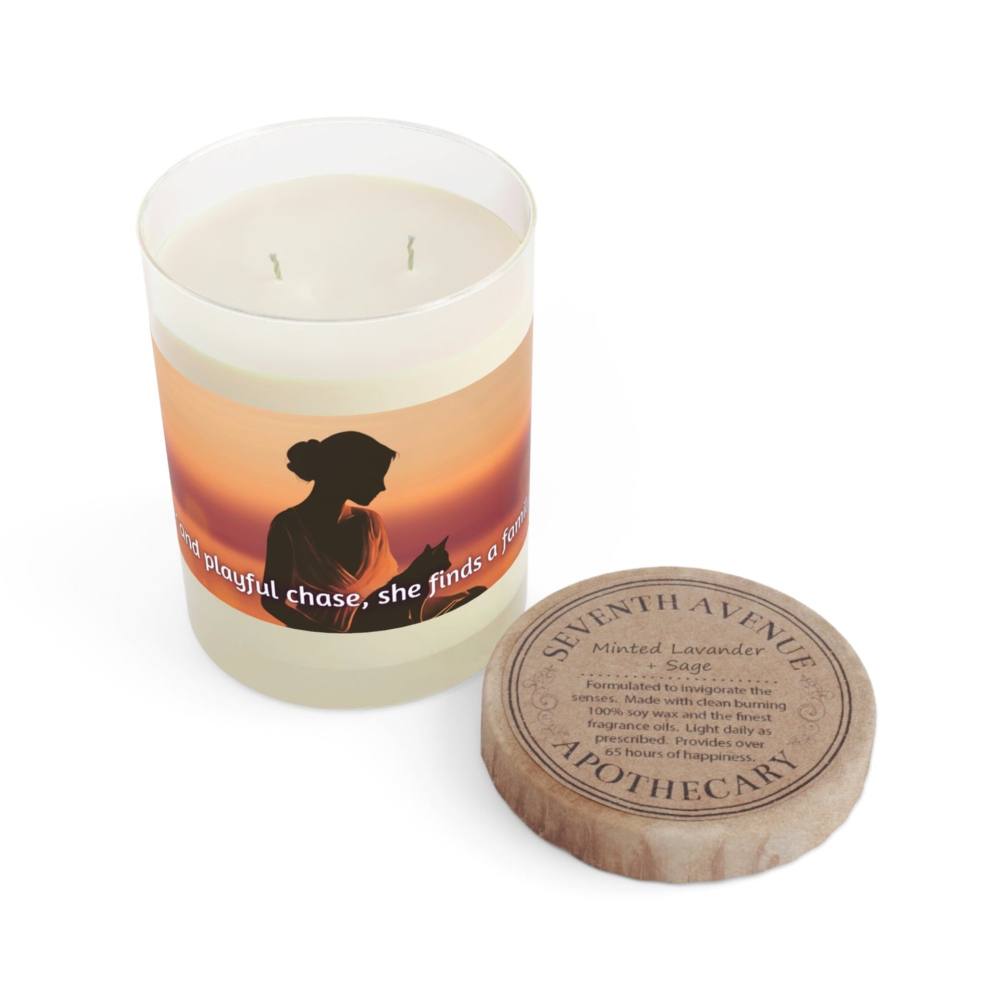 Perfect Embrace Cat Candle | Cozy Cat Lover Soy Candle