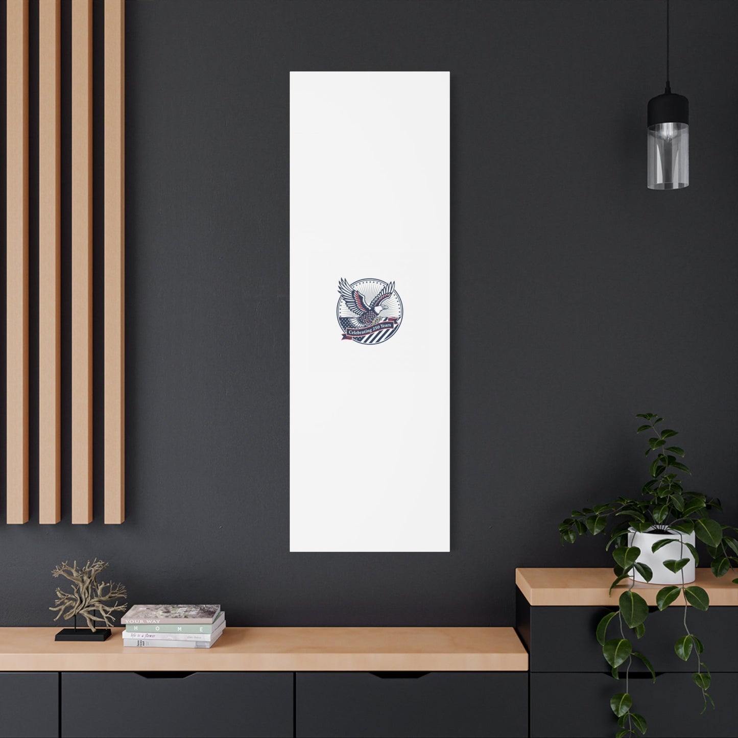 250th Anniversary Eagle Emblem Canvas | Semiquincentennial Americana