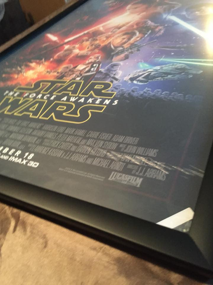 Premium Anodized Aluminum Poster Frame — Custom Size Made in the USA