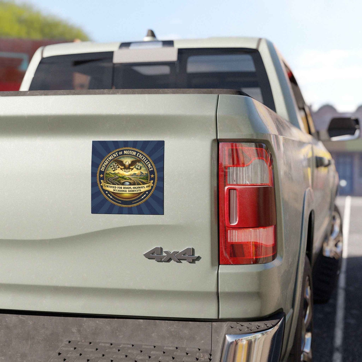 Department of Motor Excellence Magnet – Officially Certified for Shortcuts