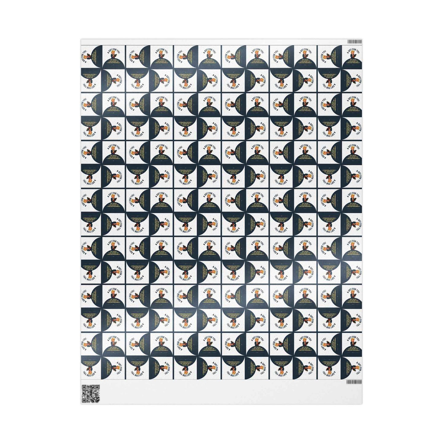 “Not Socks” Wrapping Paper — Political Parody Gift Wrap