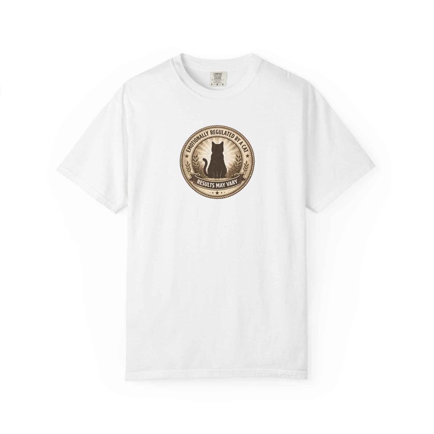 Emotionally Regulated by a Cat T-Shirt