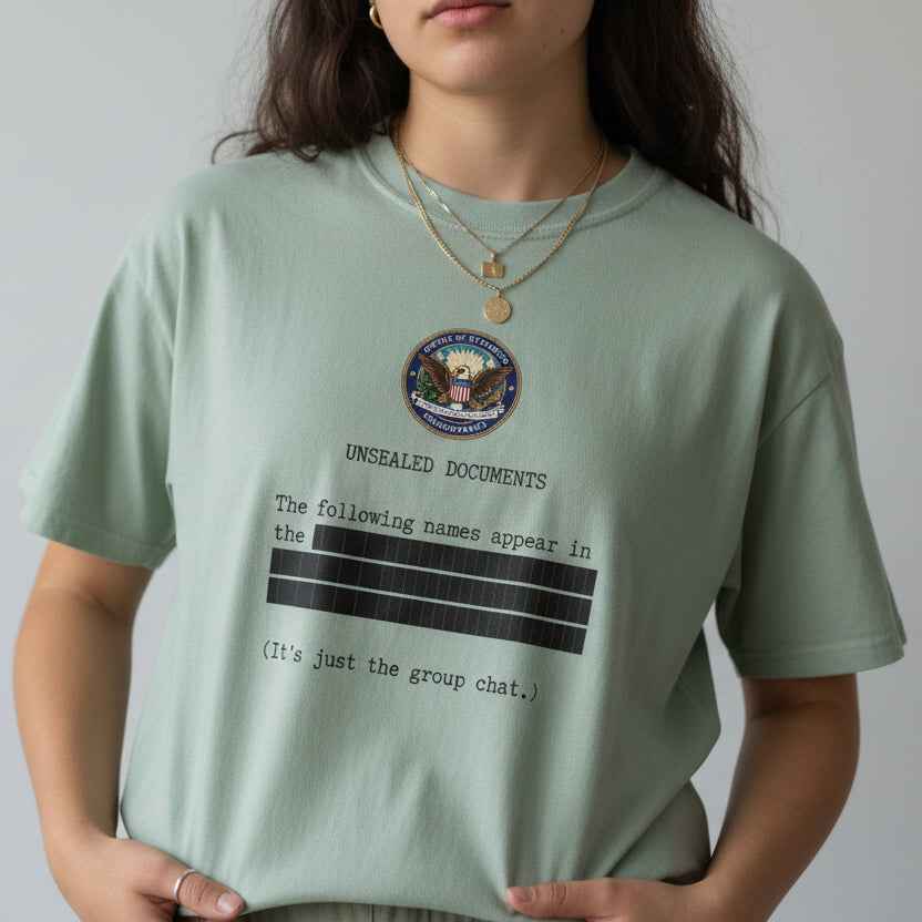 Unsealed Documents Unisex T-Shirt – Redacted Political Satire Tee