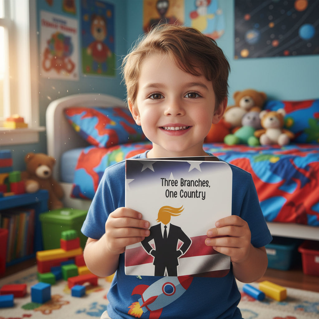 Patriotic Board Book — "Three Branches, One Country" (Children's Political Board Book)