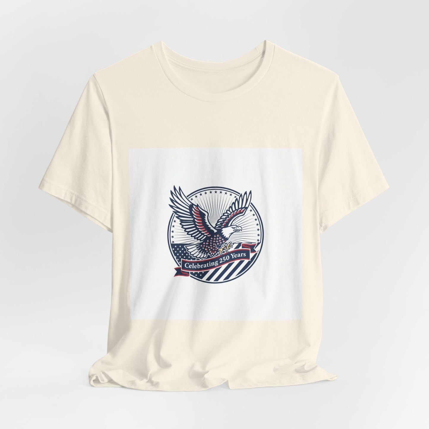 Semiquincentennial Eagle Badge Tee | 250th Anniversary 1776–2026 USA