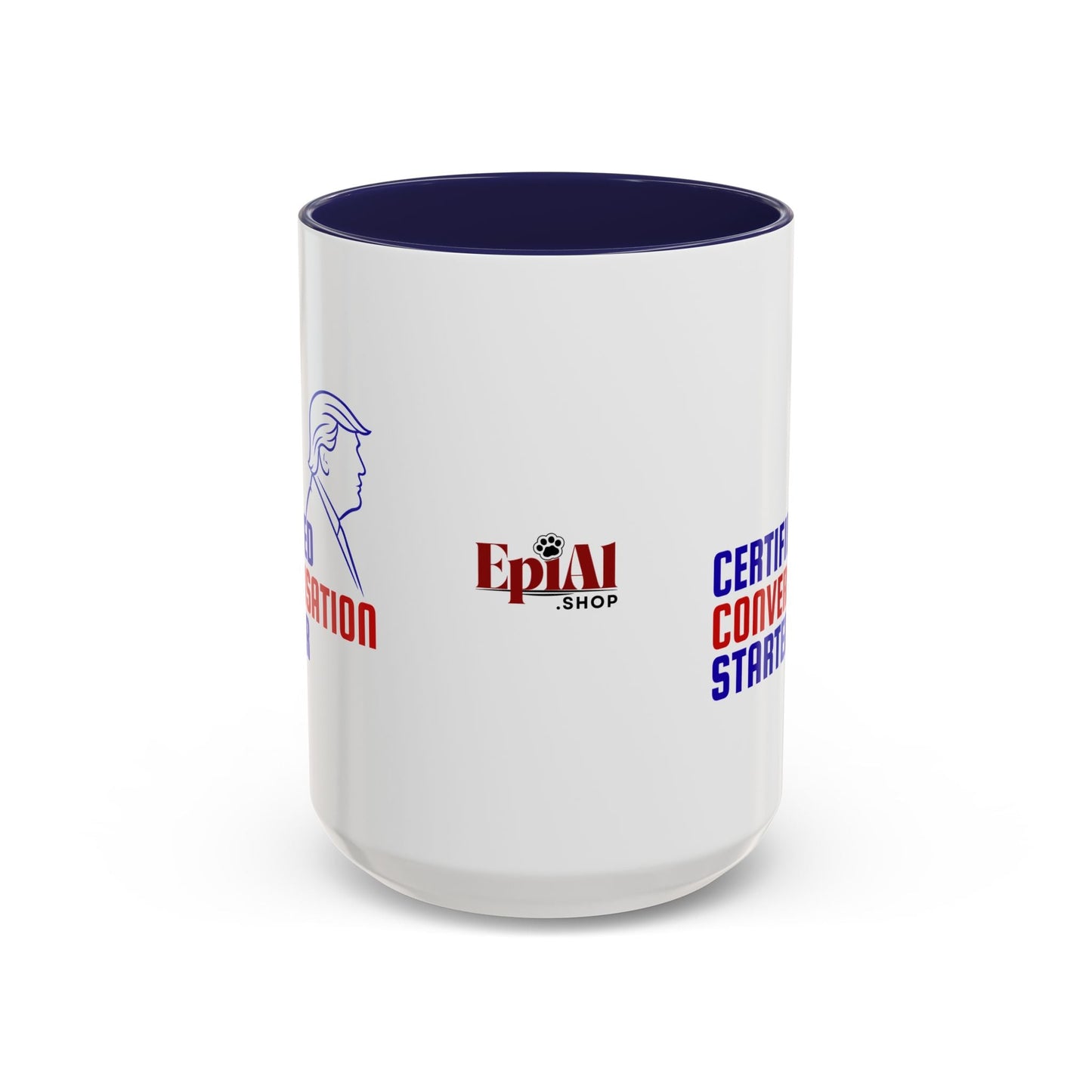 Certified Conversation Starter Mug | Political Parody Coffee Cup