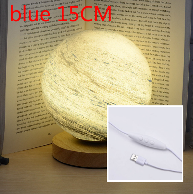 Orbital Spiral Moon Lamp