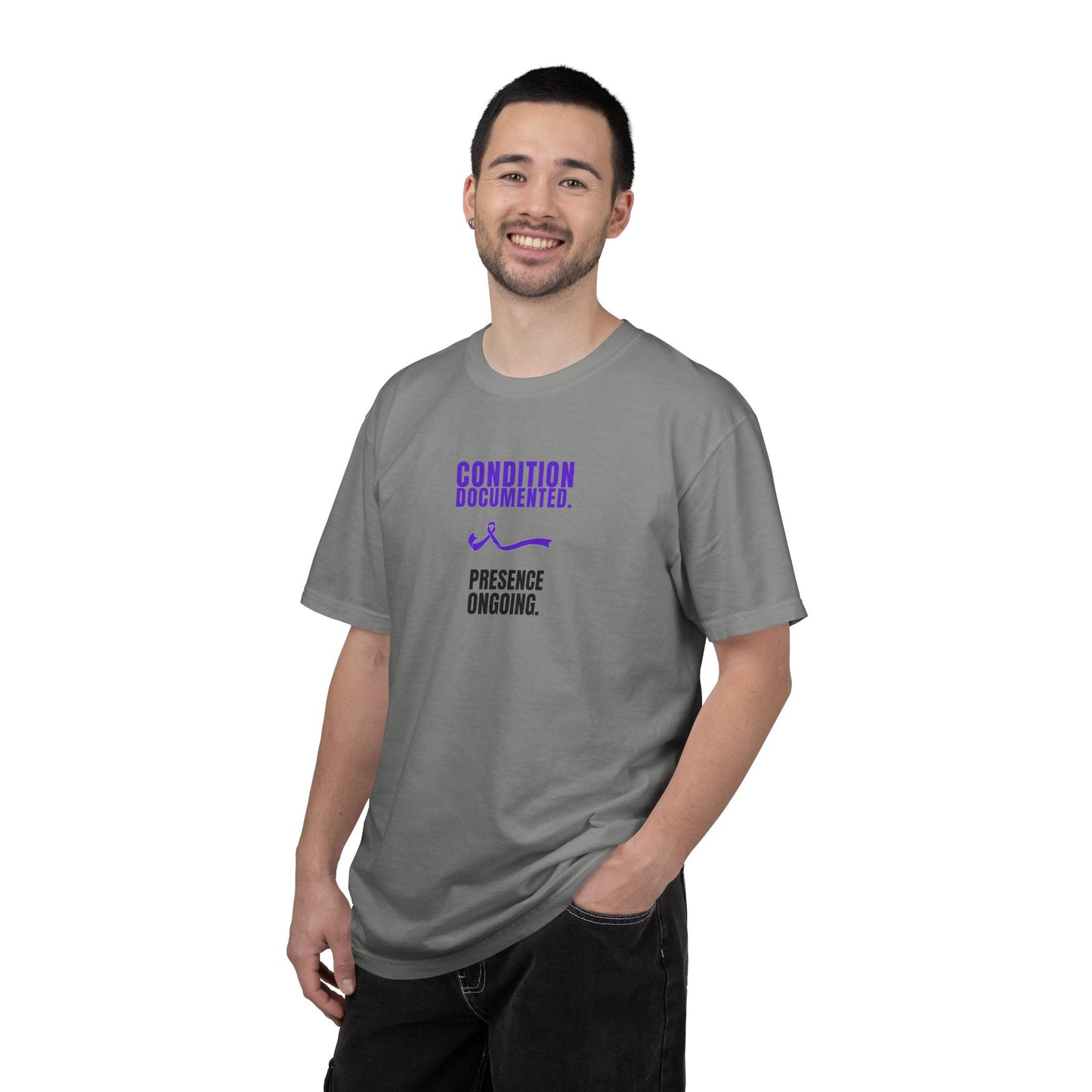 Condition Documented. Presence Ongoing. – Epilepsy Awareness T-Shirt