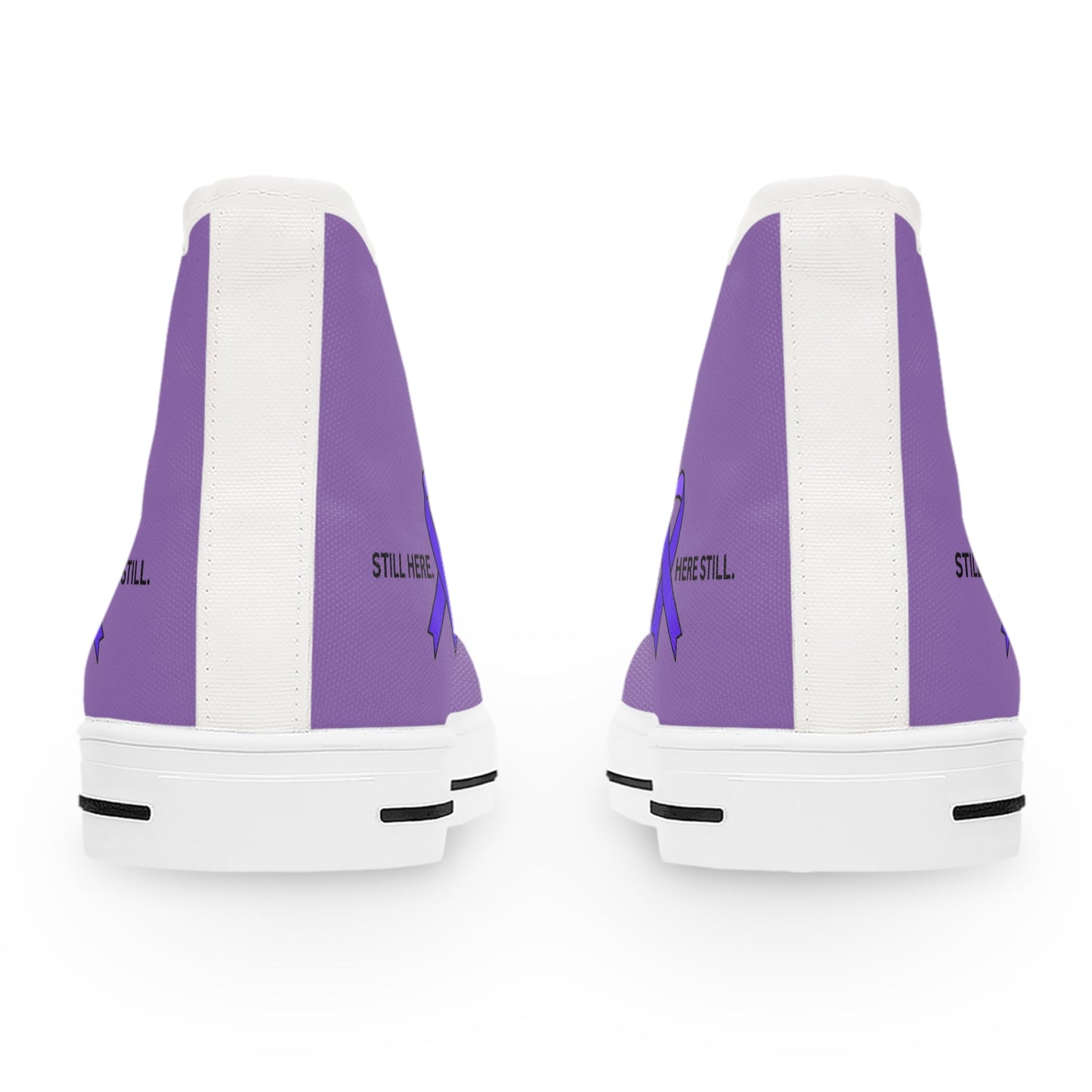 Still Here. Here Still. Women’s High-Top Sneakers – Epilepsy Awareness