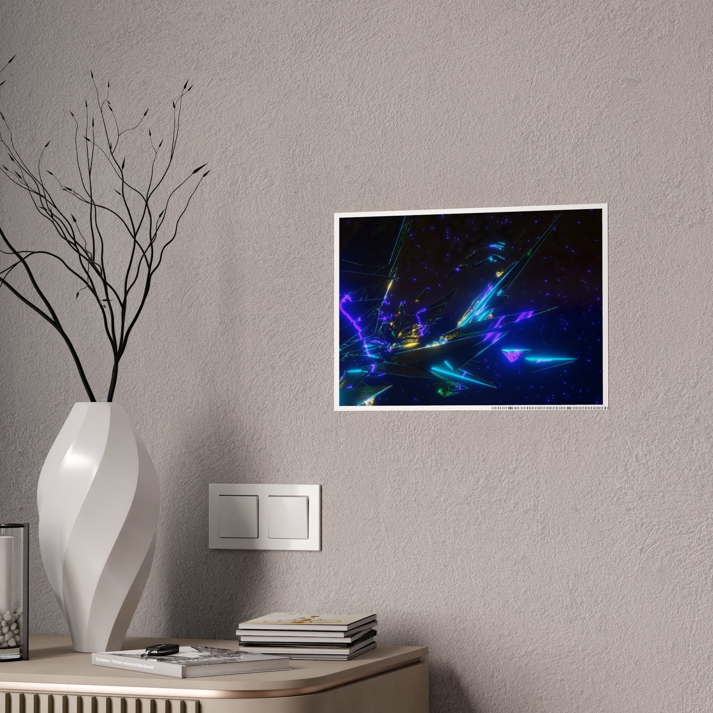 cosmic crown [orbital vision] art print