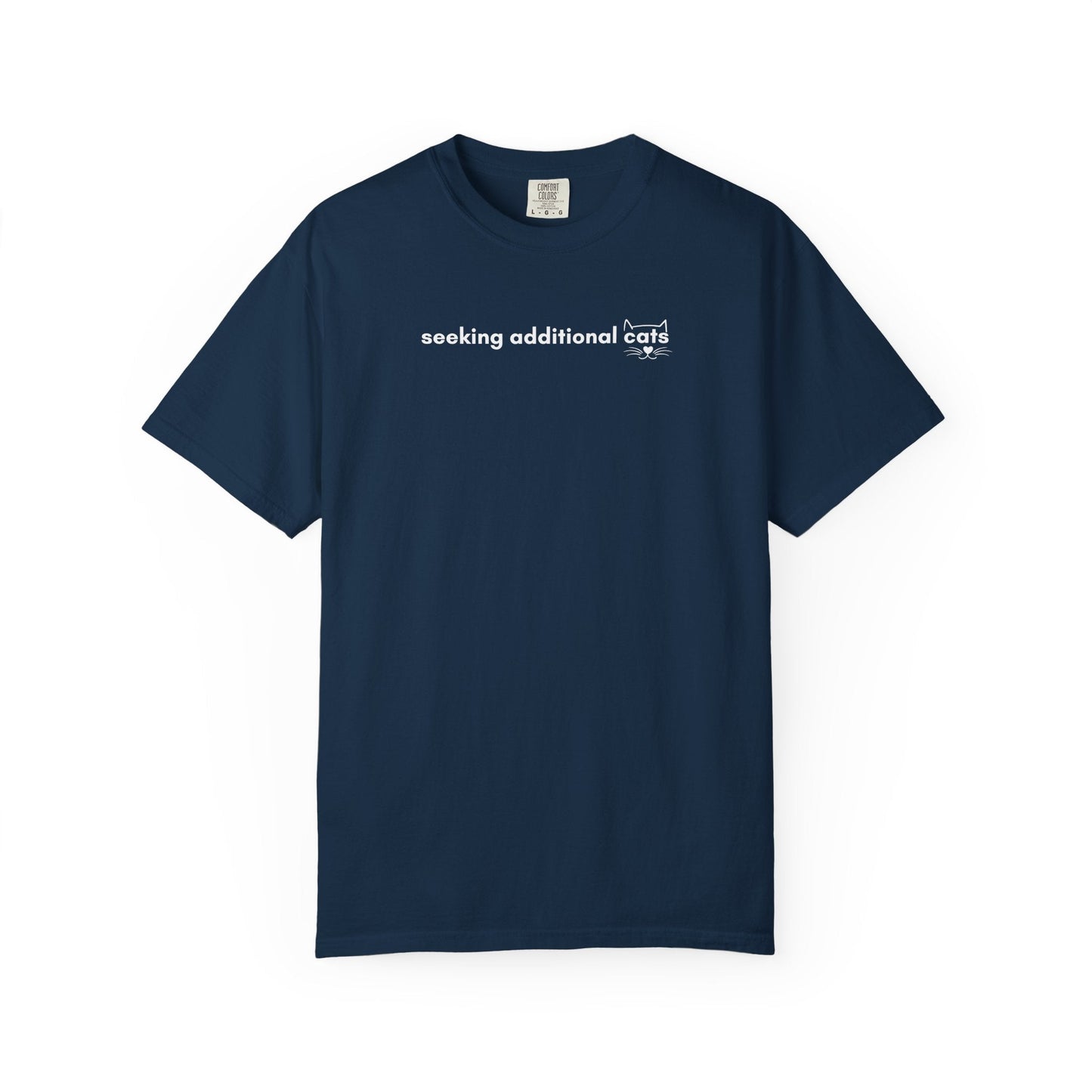 Seeking Additional Cats T-Shirt | Cat Lover Minimal Tee
