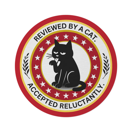 Reviewed by a Cat. Accepted Reluctantly. Round Rug