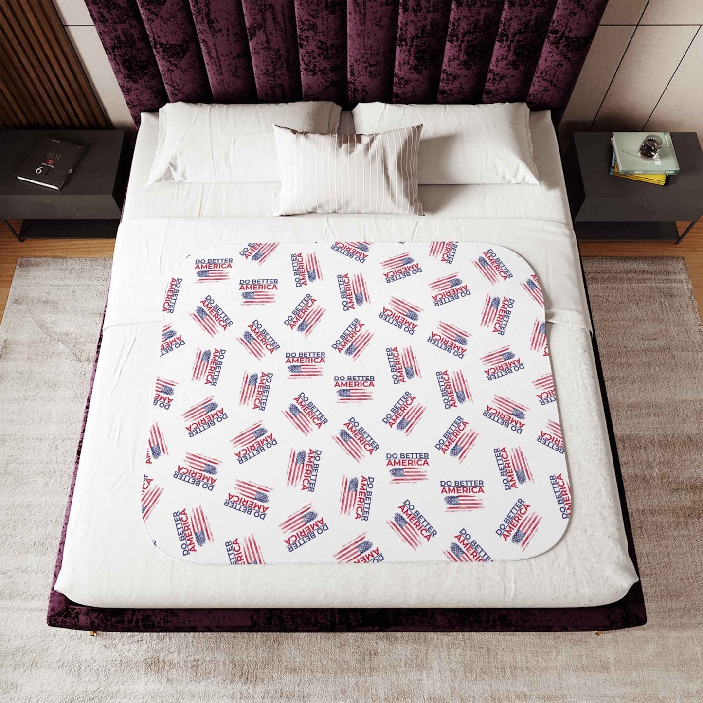 Do Better America Sherpa Blanket — Wrapped in Intent
