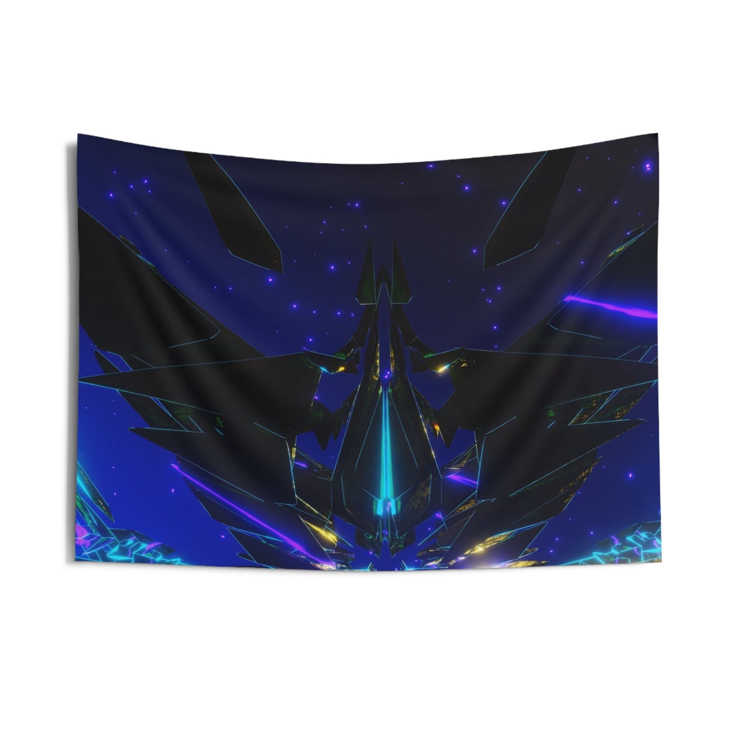 cosmic crown [fractal detail] art tapestry