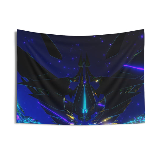 cosmic crown [fractal detail] art tapestry