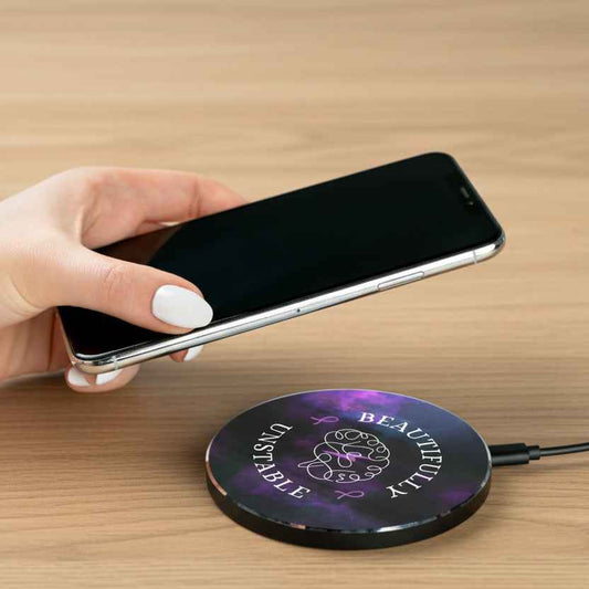 Beautifully Unstable Wireless Charger | Epilepsy Awareness Desk Charger