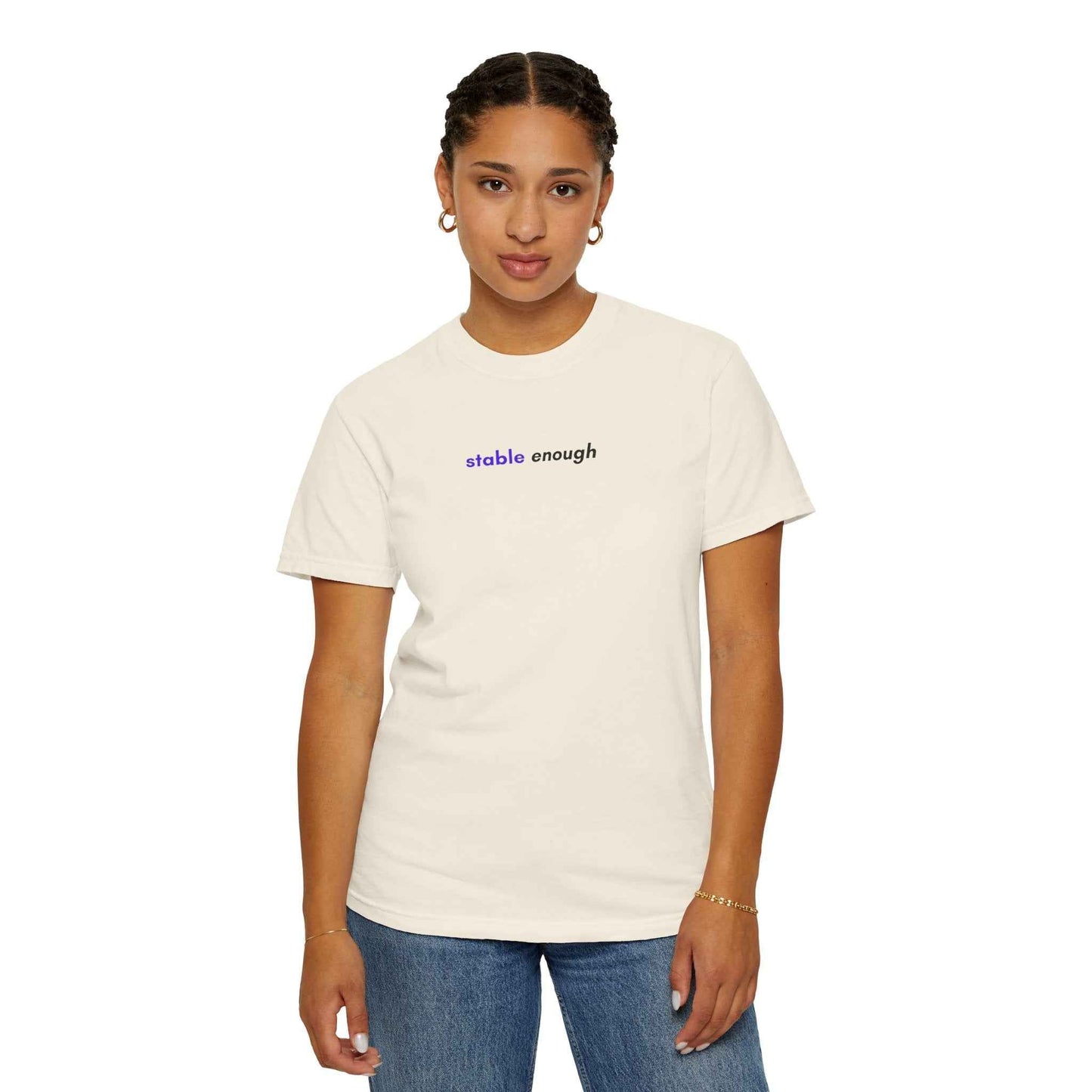 Stable Enough Epilepsy Awareness T-Shirt | Minimal Awareness Tee