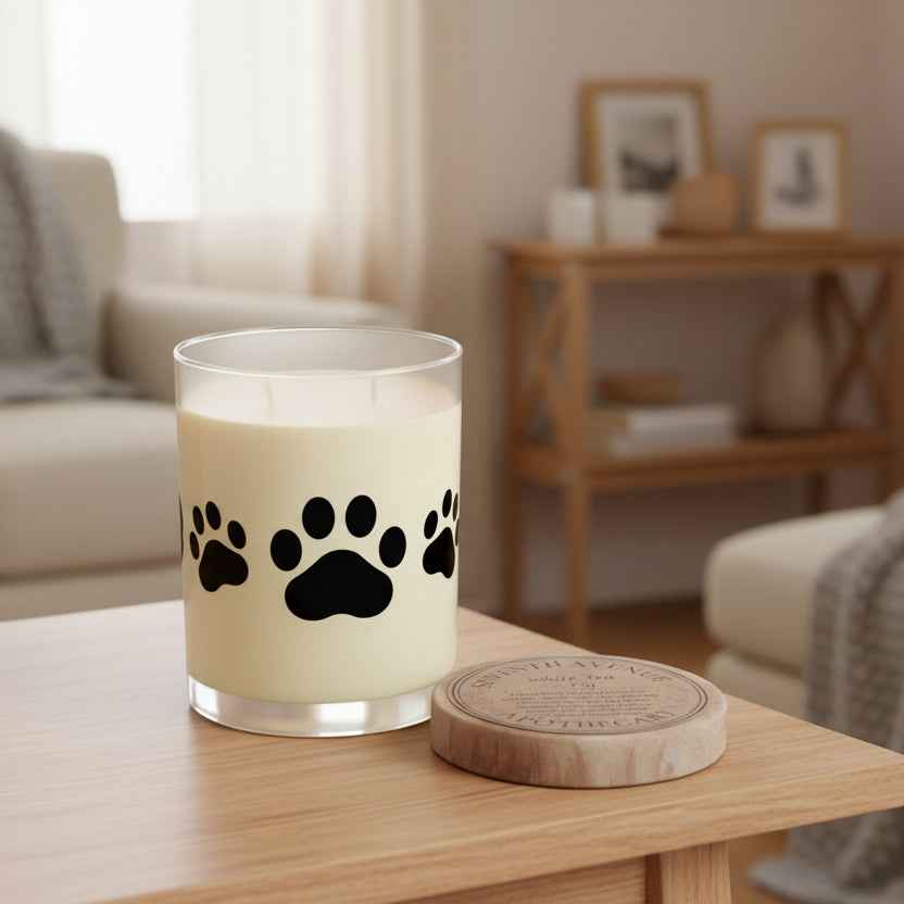 Paws & Reflect Soy Candle – Calm, Cozy, Slightly Judgmental